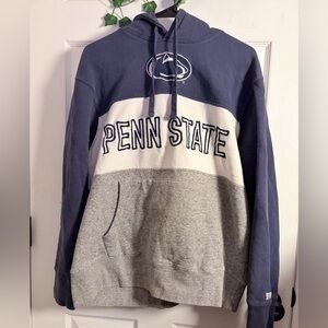 Penn State Women's Hoodie - Navy and Gray